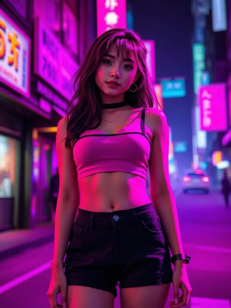 Yuna — AI girlfriend on Aimour AI App